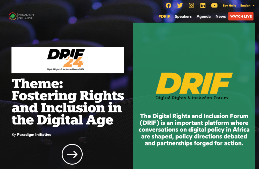 Digital Rights and Inclusion Forum 2024 DRIF