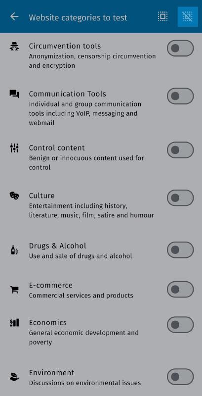 Disable categories Disable categories