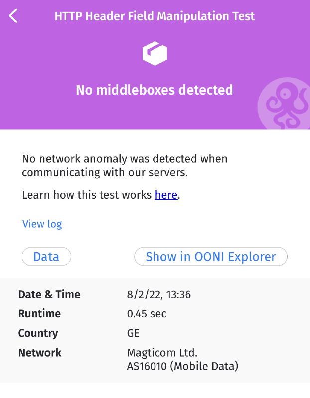 HHFM no middlebox detected HHFM no middlebox detected